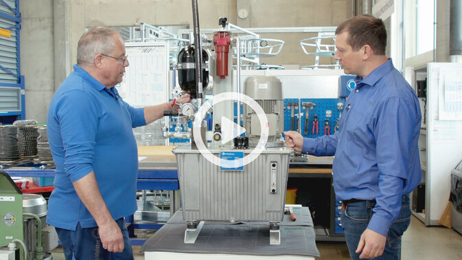 Überwachung und Wartung von Hydraulikaggregaten