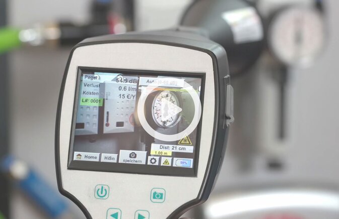 Einsparpotentiale in der Druckluft-Anlage: Lecksuche