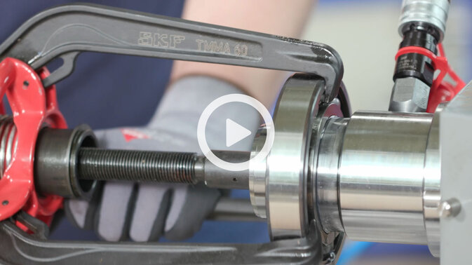 Hydrauliktechniken für den Ausbau von Wälzlagern