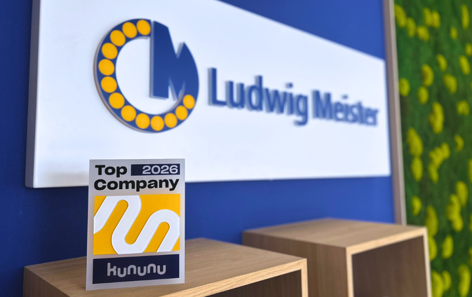 Ludwig Meister zum fünften Mal in Folge als kununu Top Company ausgezeichnet