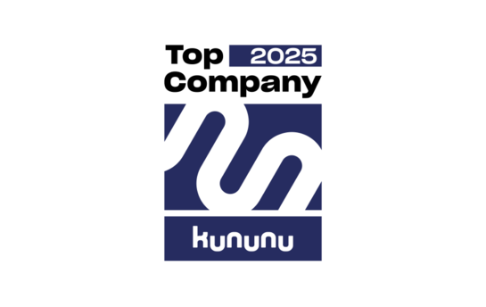 Logo der Kununu-Auszeichnung "Top Company 2025".